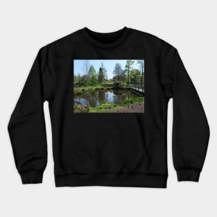 Trees and water frozen in time Crewneck Sweatshirt